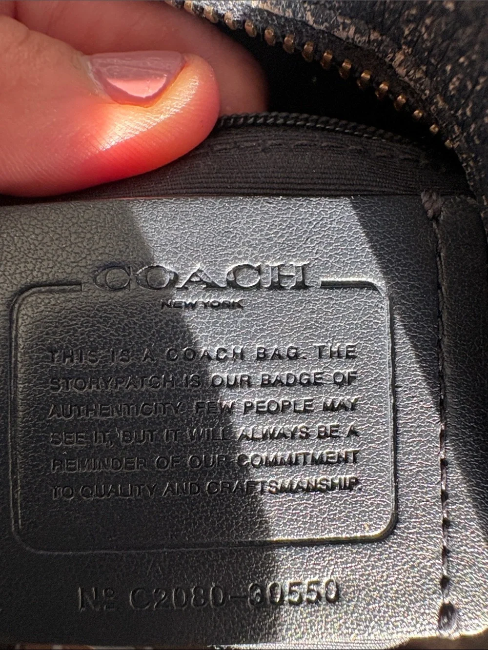 Coach Court Mini Backpack 80550 Navy Pebbled Leather Gold Hardware
